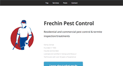 Desktop Screenshot of frechinpestcontrol.com